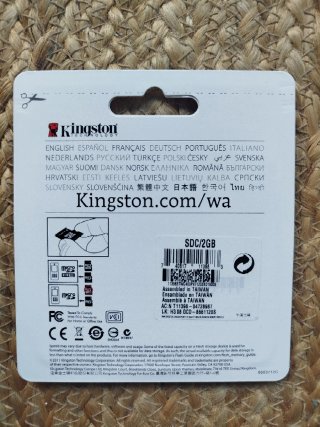 NUEVO• Kingston 2GB Micro SD con Adaptador