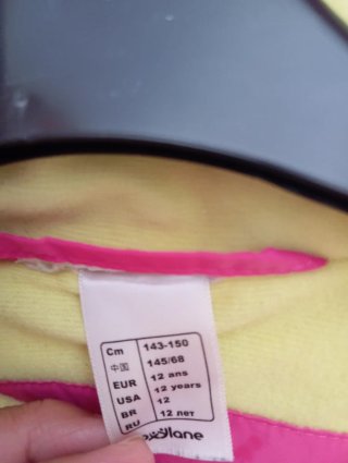 Chaqueta rosa niña