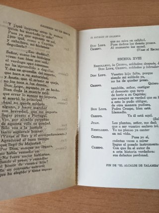 El alcalde de Zalamea. La vida es sueño.