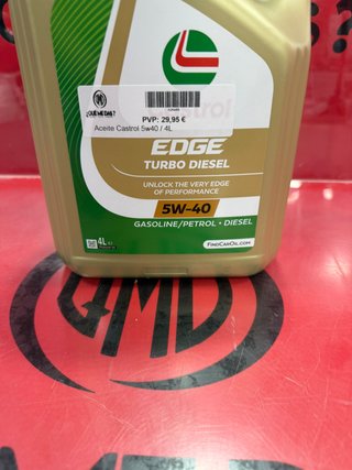 Aceite Castrol Edge 5w40 4L