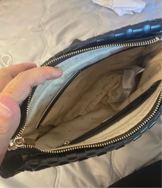 Bolso Guess Negro Tejido