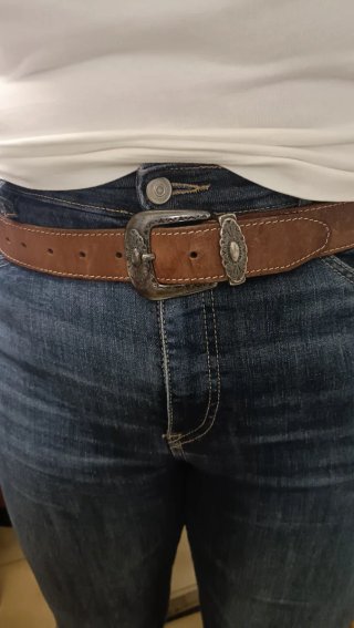Cinturónes de piel!