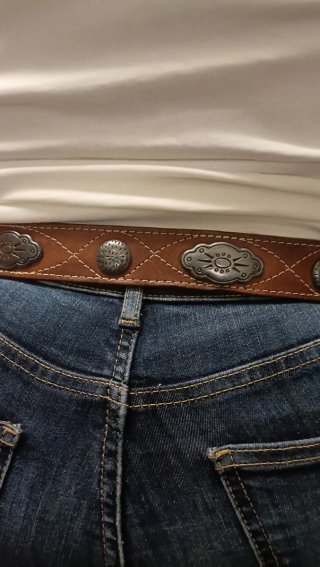 Cinturónes de piel!