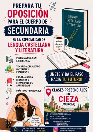 PREPARACIÓN OPOSICIONES  LENGUA CASTELLANA