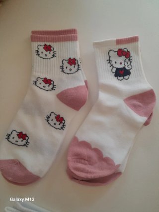 6 pares Calcetines Hello Kitty Talla hasta la 38