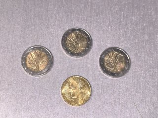 Lote monedas 2 euros y 50cent Francia New Design