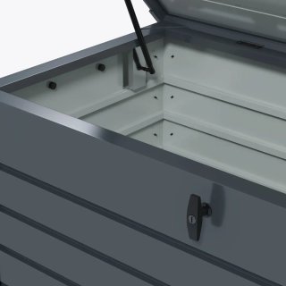 Baúl Exterior Acero Galvanizado 4 Ruedas