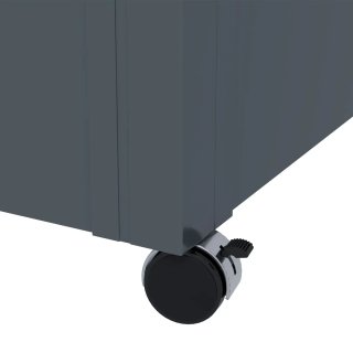 Baúl Exterior Acero Galvanizado 4 Ruedas