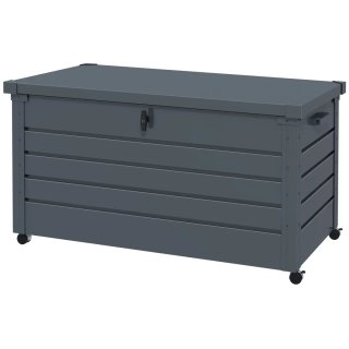 Baúl Exterior Acero Galvanizado 4 Ruedas