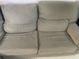 Sofá chaise longue gris tela,