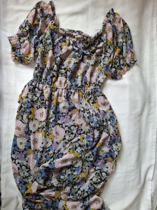 Vestido largo floral