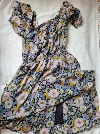 Vestido largo floral