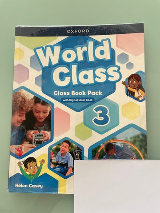Class Book de Oxford 3 primaria world class
