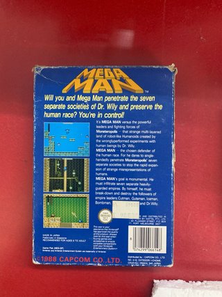 Mega Man Mattel PAL NES - Capcom mattel edition