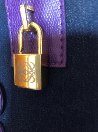 Bolso Loewe Amazonas Azul/Morado