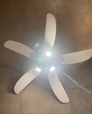 Ventilador de techo plateado STYLING
