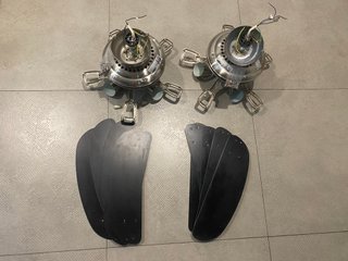 Ventilador de techo plateado STYLING