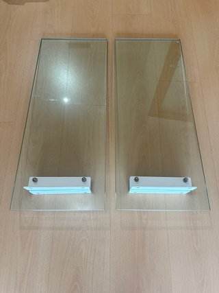 4 Patas de cristal para mesa de comedor