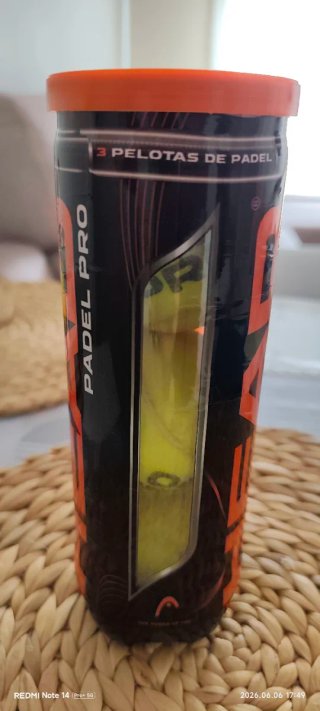Bote 3 Pelotas Head Padel Pro
