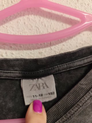 Top de niña talla 11-12 años de Zara.