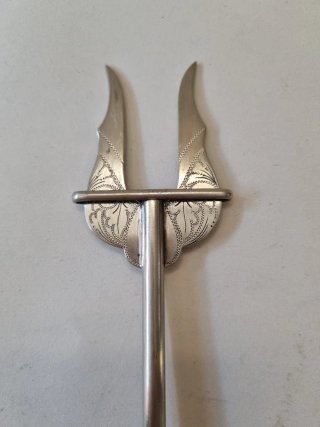 Pinza tenedor mecánica alpaca