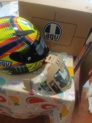Casco AGV Pista GP firmado