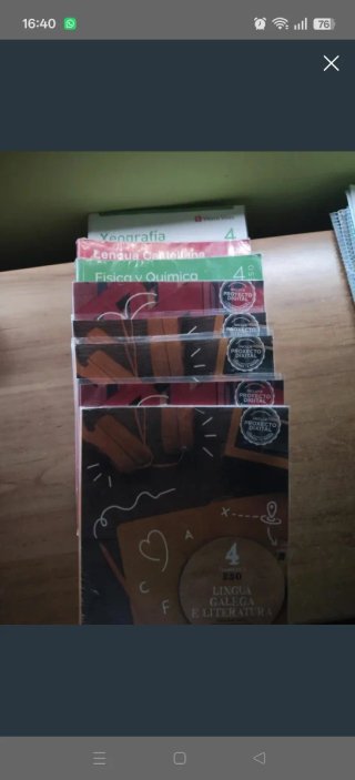 Libros texto 4 ESO Otero Pedrayo Ourense