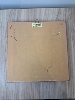 Quadretto Paesaggio Marinaro Foglia Oro