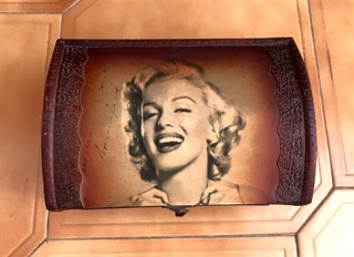 Caja Decorativa Madera Marilyn Monroe