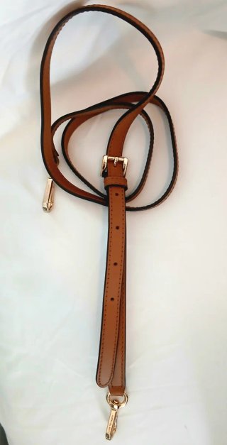 Michael Kors uso altracollo e cintura Pelle marone