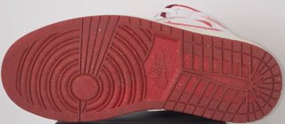Nike Air Jordan 1 Mid Talla 40, color rojo duna.