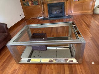 Mesa de centro de salón espejo 120cm
