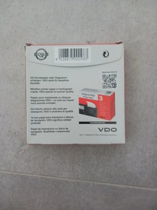 6 Discos tacógrafo Kienzle VDO camión 180-24 EC 4