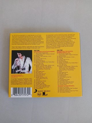 CD Elvis presley 2 cds 1974