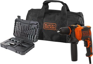 Taladro Black+Decker con maletín y accesorios