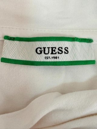 Guess Body Donna Logo Bianco Stretch Slim Tg XS