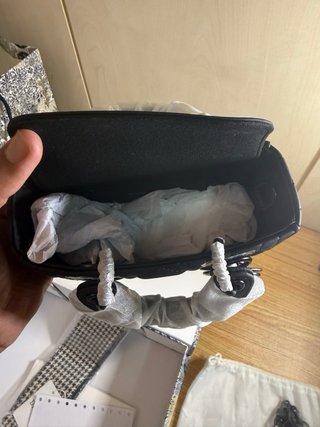 Borsa Mini Stile Dior Nera – Nuova con Scatola, Du