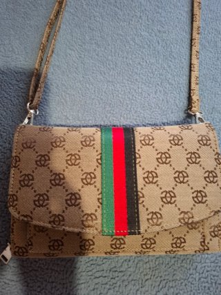 Bolso de mano con estampado