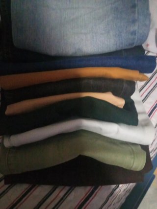 Lote 10 pantalones varias marcas..... preguntad