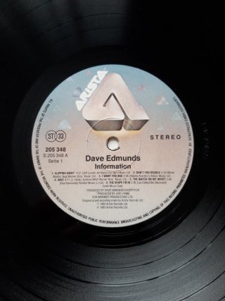 Vinilo Dave Edmunds Information