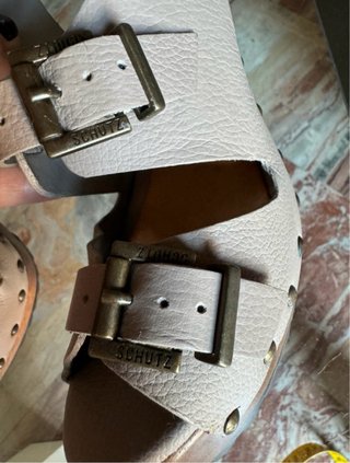 Sandali Schutz Beige