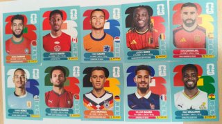 Lote Cromos Panini Mundial 2026 Jugadores