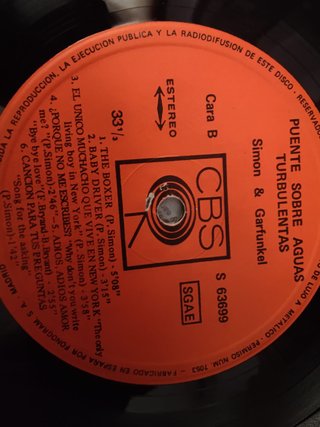 Vinilo Simon & Garfunkel Puente sobre aguas turbul