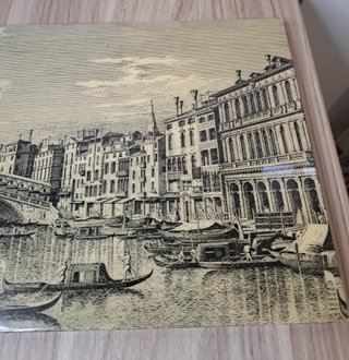 Pannello Vintage Venezia Ponte di Rialto
