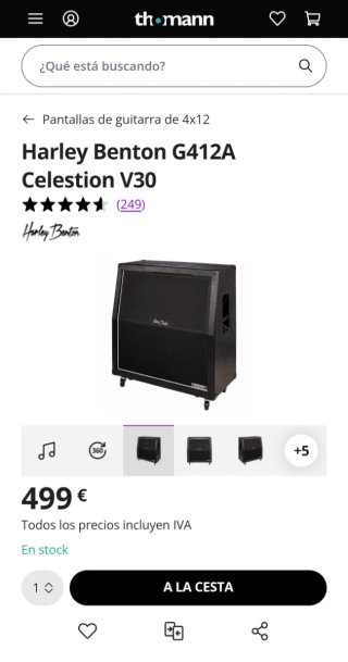 Blackstar ID:100 TVP + Pantalla 4x12 Celestion V30