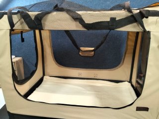 Transportín perros Plegable Lionto XXL 90x61x65 cm
