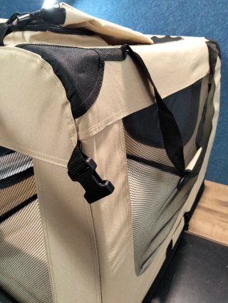 Transportín perros Plegable Lionto XXL 90x61x65 cm