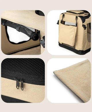 Transportín perros Plegable Lionto XXL 90x61x65 cm