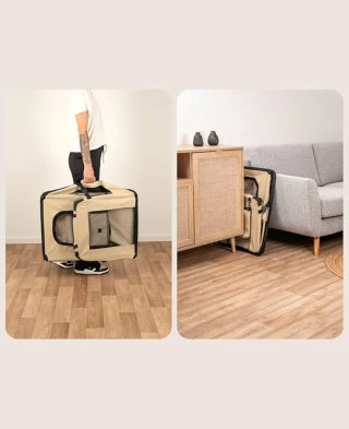 Transportín perros Plegable Lionto XXL 90x61x65 cm