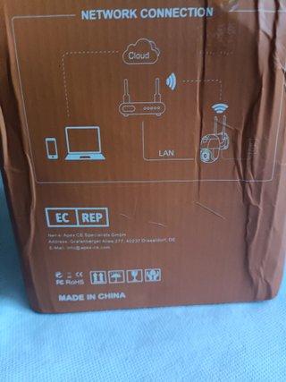Cámara WiFi Inteligente Exterior PTZ